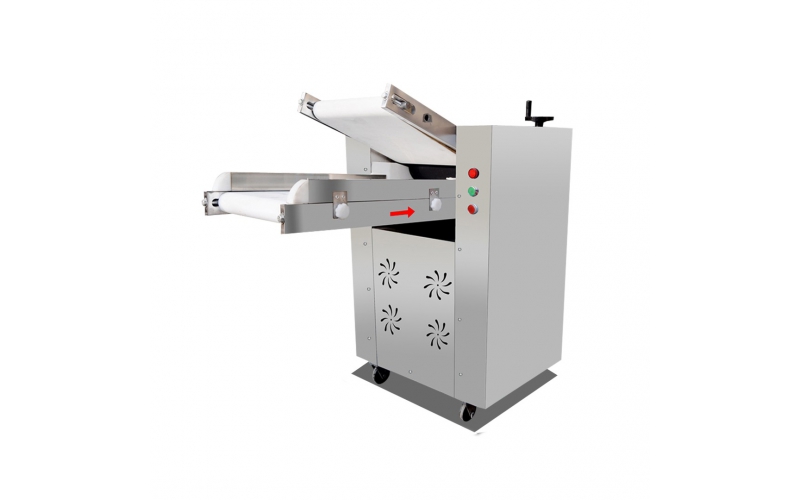 高速壓面機商用全自動循環電動揉面大型壓片機不銹鋼流水350靜音